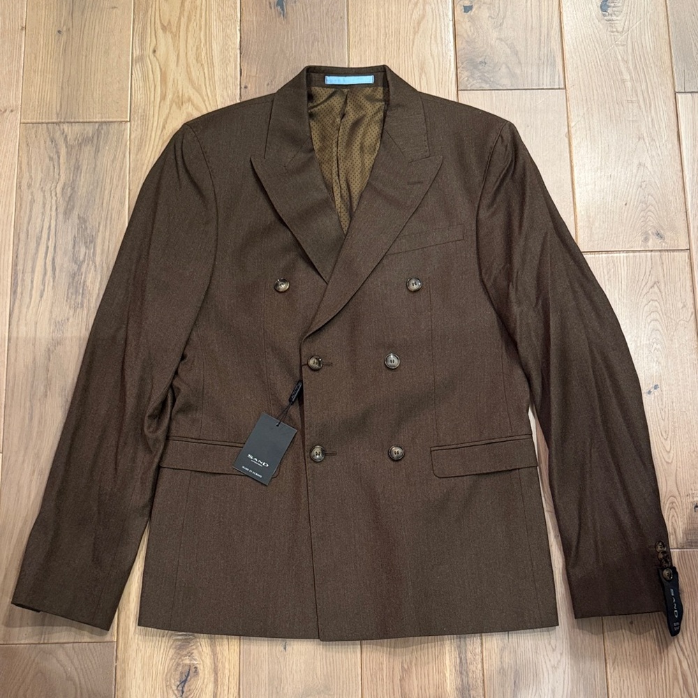 Sand Copenhagen wool cashmere double breasted blazer
